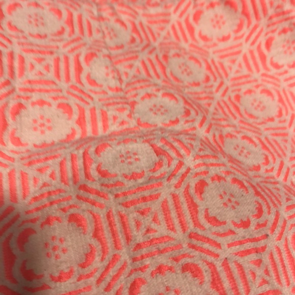 Gap neon orange-pink and off white skirt - Picture 2 of 2